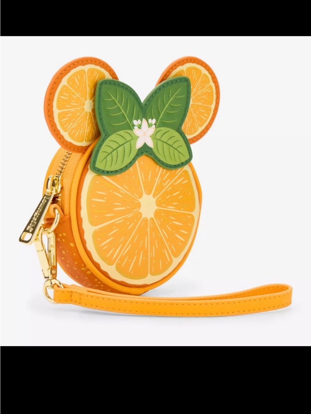 Loungefly Disney Minnie Mouse Orange Ears Orange Scented Mini Backpack & Coin - Picture 7 of 14